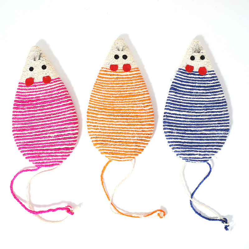 Spot al por mayor Pipitao gato sisal en forma de ratón tabla de agarre molienda de garras molares transfronterizo WISH Amazon Cat Toys