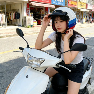 VOSS retro helmet four seasons Motosiklet kaskı (dəbilqə)