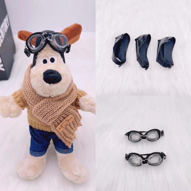 Hot-Selling Pilot Leader Dog Accessories Doll Doll Accessories Hat Glasses Goggles Diving Goggles Photo Props