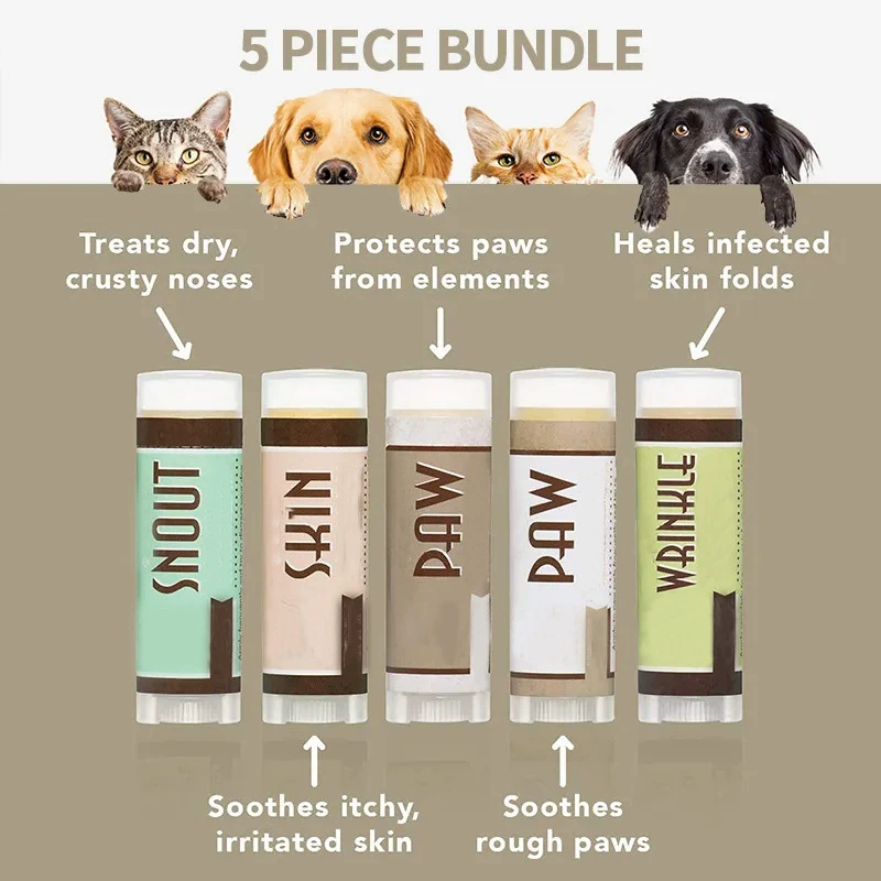 Кросс-бордерная поддержка OEM, увлажняющий стик для защиты носа и лап собак, уход за лапами, оптовая продажа с фабрики AliExpress