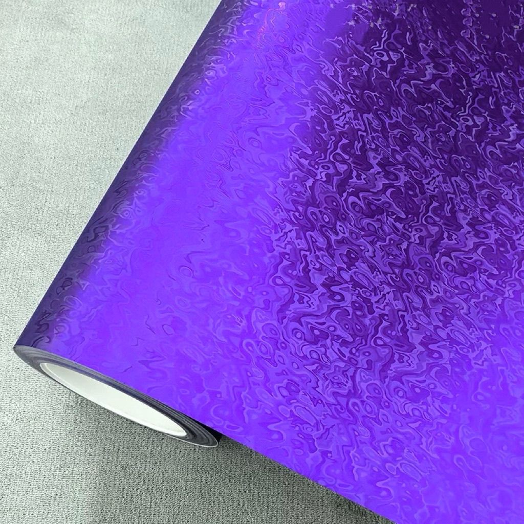 Car Pet Electroplated Color-Changing Film for Body Decoration and Interior Modification, Metaverse Ghost Matte Black Car Color-Changing Film