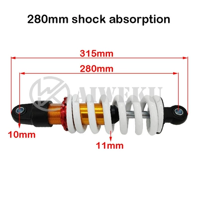 Bull go kart rear – damping system