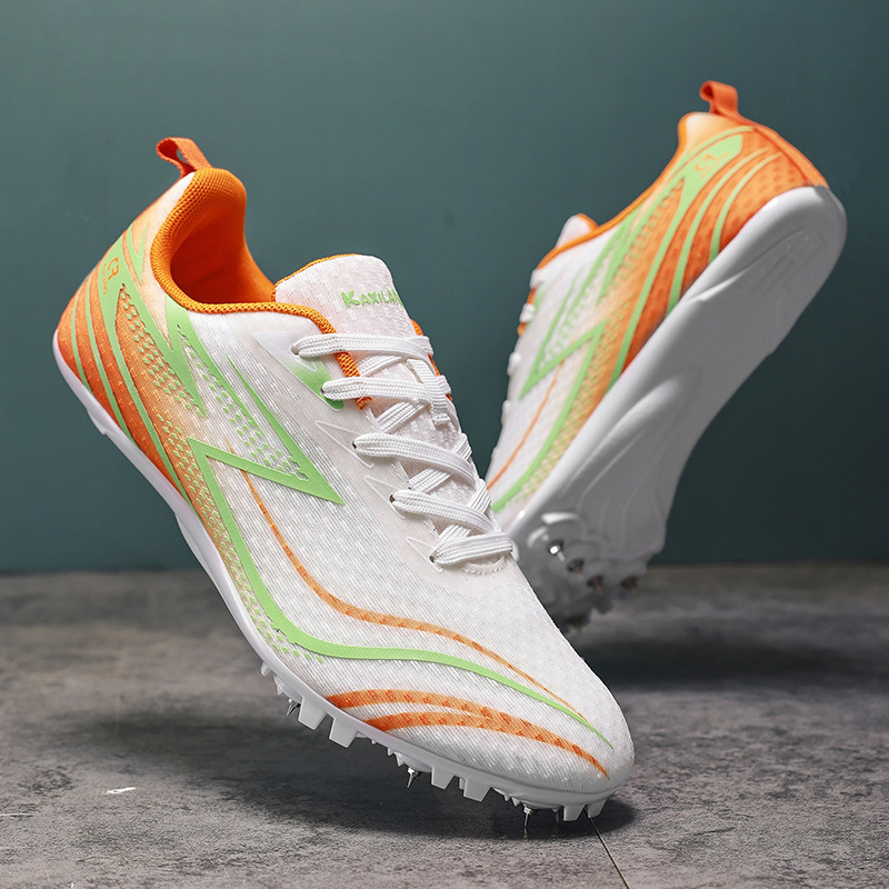 Zapatillas de Atletismo con Clavos 8 Clavos Caucho PU y Malla Transpirable para Pista image 3