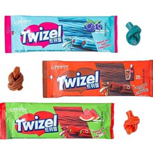 韩国YEM扭扭糖twize长条夹心糖螺旋形软糖水果味糖果进口零食爆酸