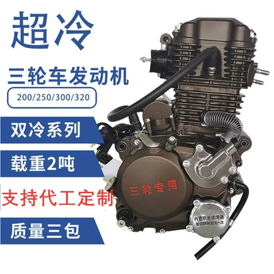 Motorcycle engine assembly ultra-cooled three-generation double-cooled water-cooled 250 tricycle engine