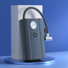 Car-mounted digital portable electric 12V tire inflator multi-functional on-board car tire inflator