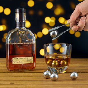 Spot 25mm 304 Stainless Steel Round Ice Ball Ice Cube Whiskey Metal Ice Particles Creative Bar Ice Wine Stone