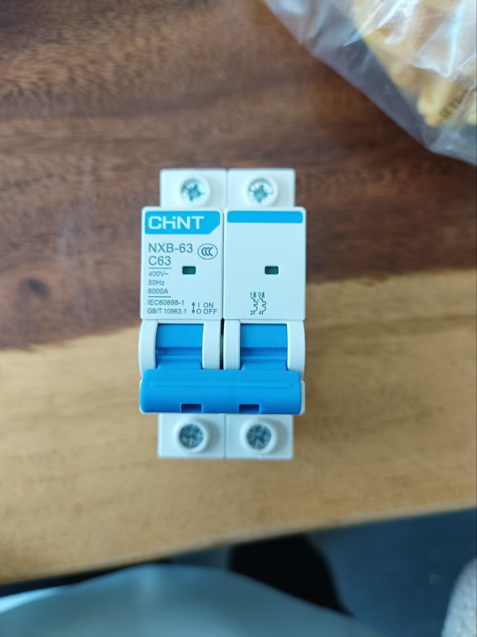 全新原厂 正泰NXB-63 2P C 63A小型断路器