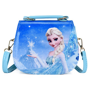 Children's bag Ice Princess girls' handbag Korean style backpack Princess Elsa cute shoulder messenger bag wholesale