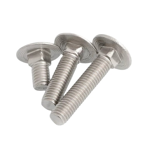 304 stainless steel large head carriage bolt DIN603 oblate head square neck carriage screw M6M8M10M12
