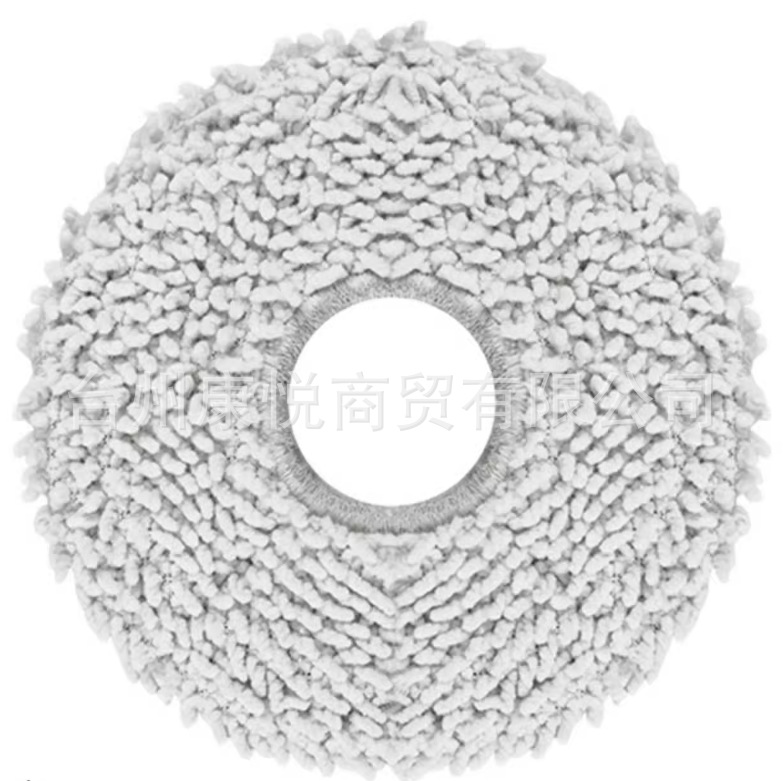 밝은 회색 단발 셔닐 걸레 1개