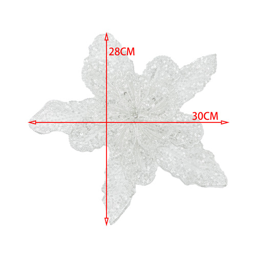 new style white multi-layer sequin beading decoration clothing accessories with skirt corsage factory direct sales and wholesale