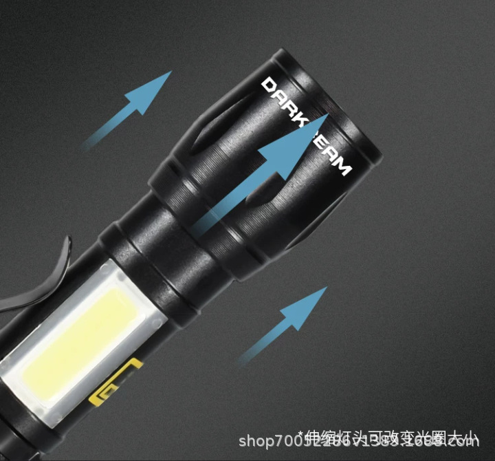A10 Mini Purple Light Flashlight for Fluorescent Agent Detection, UV Jade Identification, Anti-Counterfeiting, White Light, Rechargeable, Money Detection