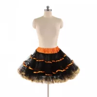 Оптовая продажа AliExpress Amazon поставляет сшивание взрослой половины тела сетчатая пряжа цветная юбка tutu shirt