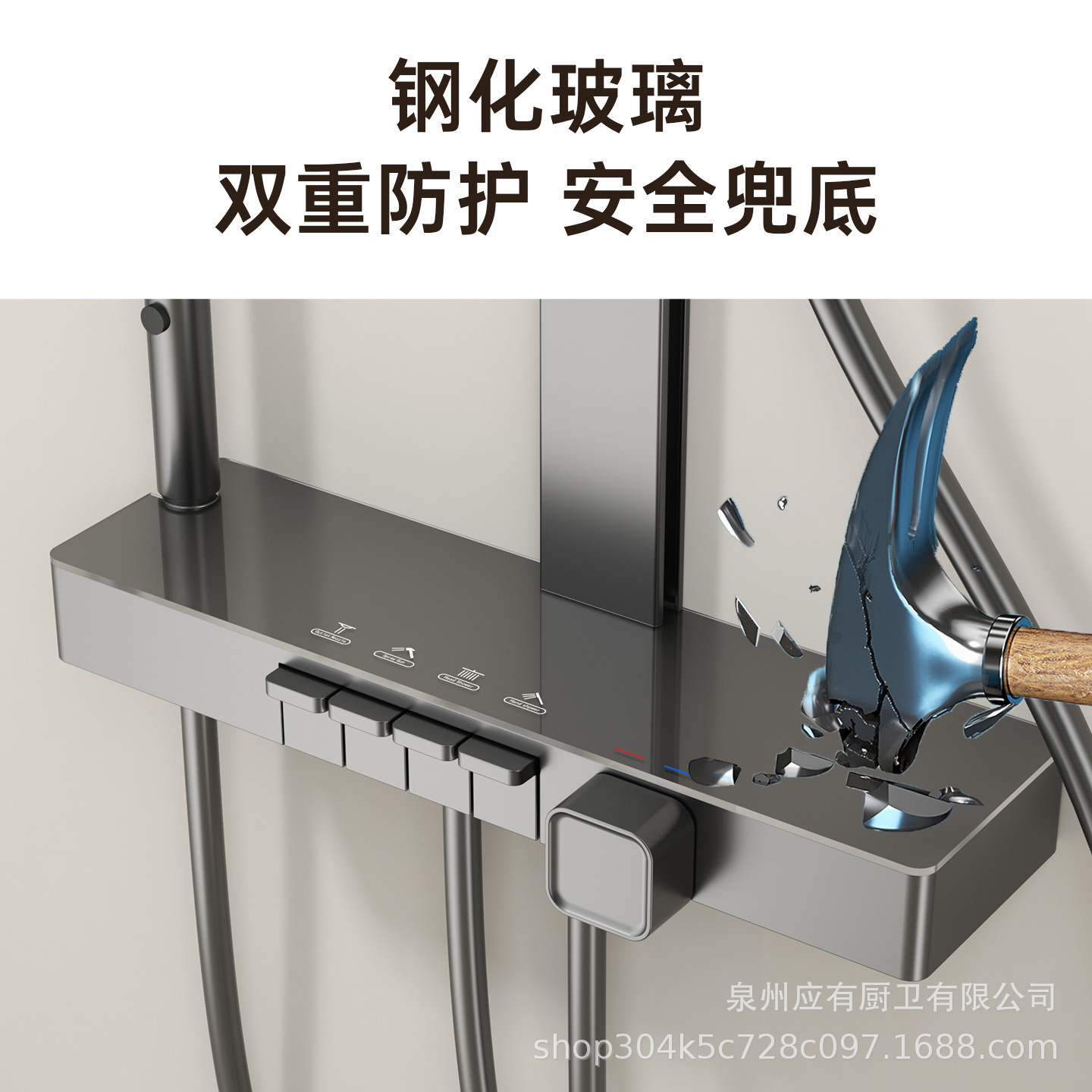 Nuevo transfronterizo todo cobre temperatura constante gran conjunto de ducha de ducha presurizado baño doméstico chorro de ducha de baño