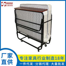 厂家现货批发单位午睡床简约弹簧床家用临时床医院宾馆酒店加床