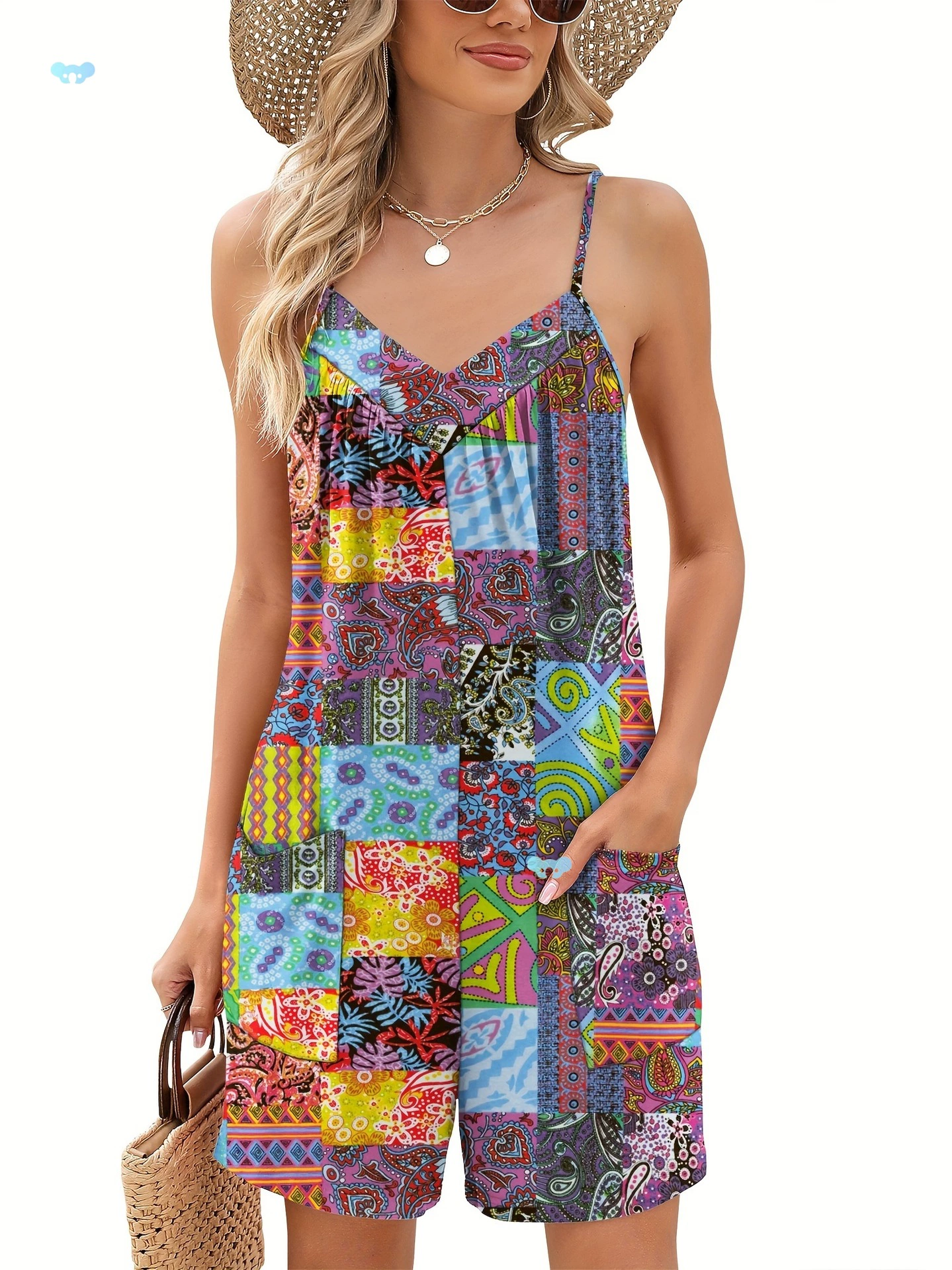 Летние повседневные комбинезоны с рукавами, комбинезон с регулируемой длиной