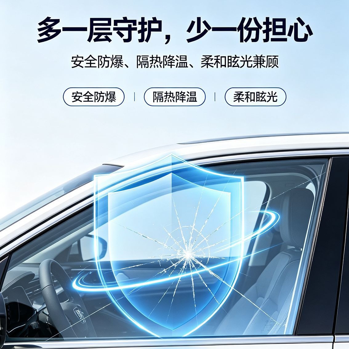 Factory direct sales of solar film, car glass film, ceramic high-insulation film, full-car film, heat-insulating and explosion-proof film, car window film