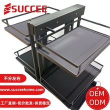 厨房橱柜转角拉篮 板式全拉出小怪物  不分左右转角小怪物