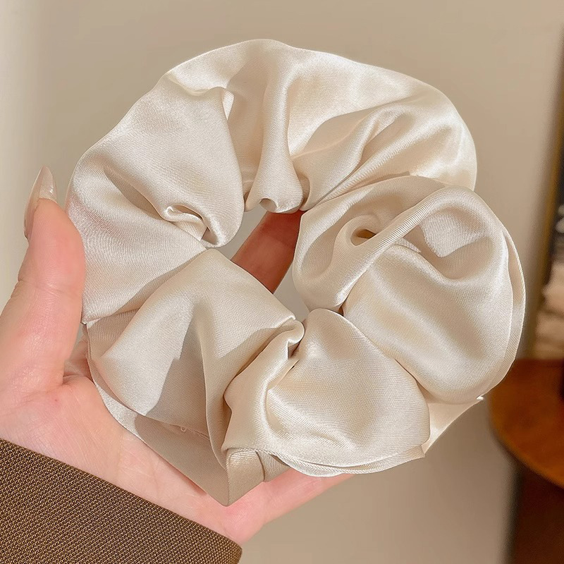 Anillo de cabello perezoso coreano cuerda de cabeza intestino grande niñas de alto nivel de la sensación de cabello de alta elasticidad correa de cabello de cabello super grande