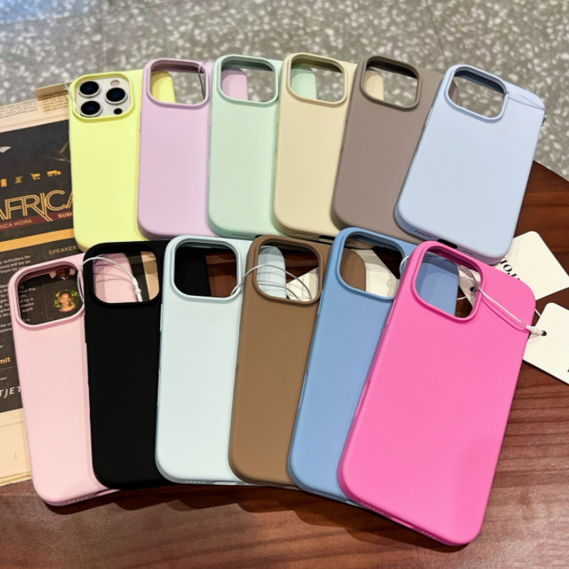 Suitable for iphone16pro One-piece Button Protective Cover Max Apple Liquid Silicone Phone Case Cloud Sense Ultra-thin AI