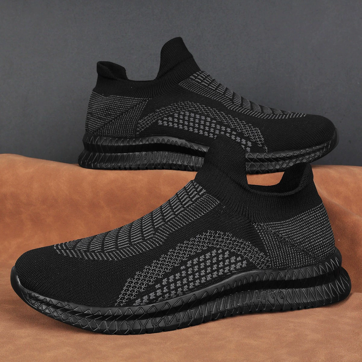 2024 новые трансграничные модные дышащие беговые кроссовки больших размеров легкие сетчатые летние кроссовки больших размеров