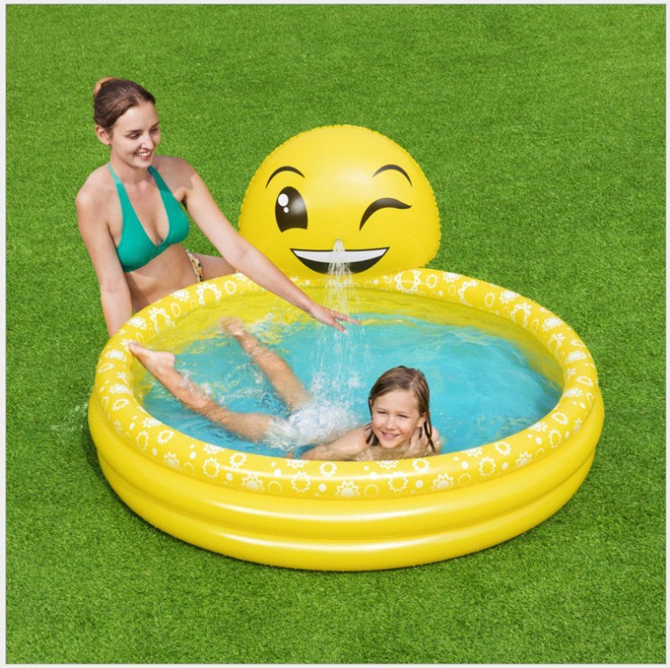 Piscina Inflable de PVC para Bebés, Juguete Infantil de Verano, Divertida y Suave