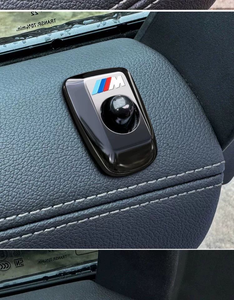 Suitable for Bmw Door Lift Cover New X5 Interior Modified Door Chain Button Bolt Cover Door Lock Protective Cover Decorative Supplies