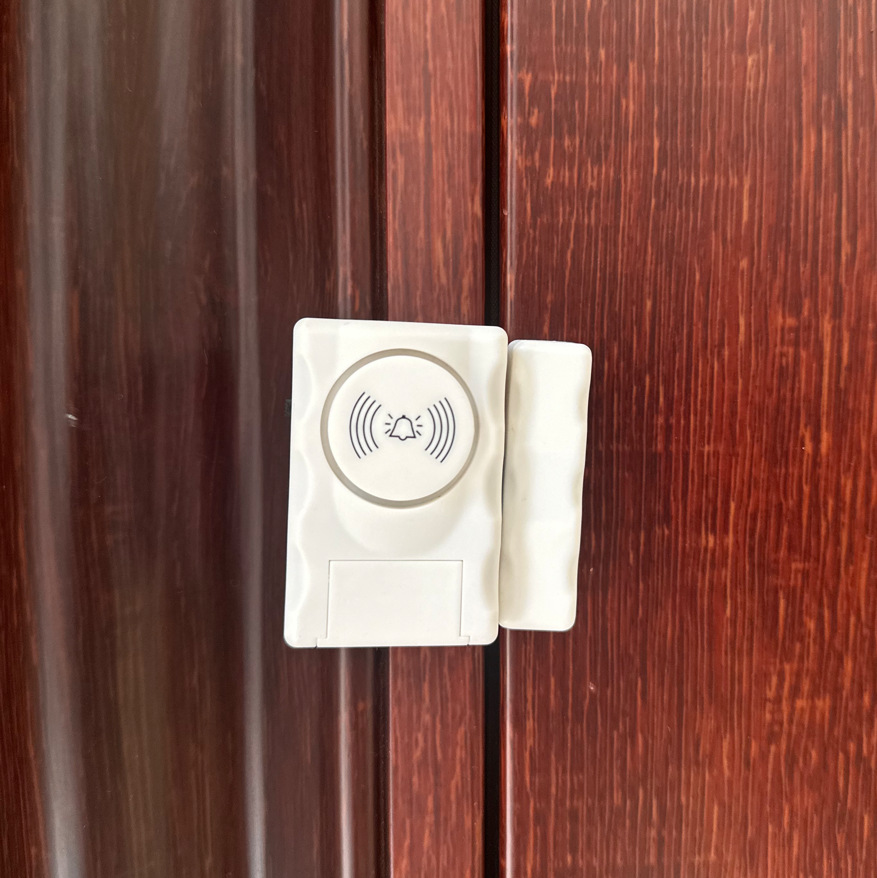 家用独立门磁报警器门窗防盗大音量Doorandwindowalarm高分贝磁吸