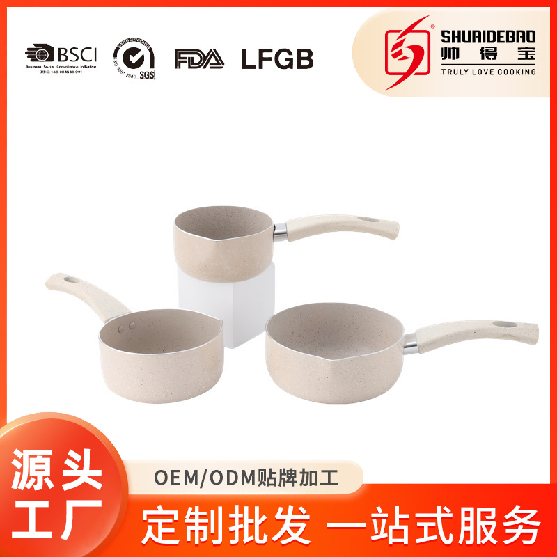 Multi-especificaciones transfronterizas domésticas mini-pot de leche portátil multifuncional sin toque pan sin toque filete omelete al por mayor