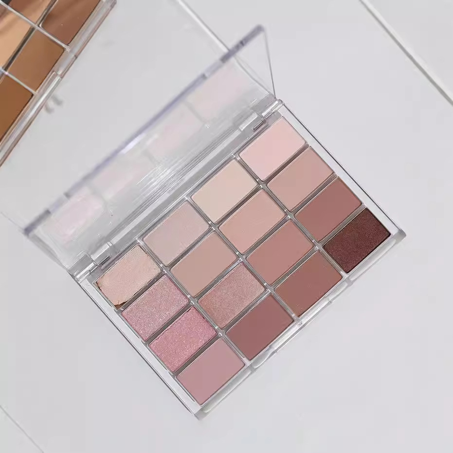El nuevo producto de Capel despierta la paleta de sombras de ojos de dieciséis colores, perlas mate, destello fino, cosméticos de baja saturación, sombra de ojos diaria