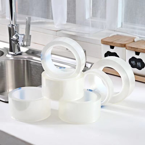 Kitchen anti-mildew tape transparent single-sided waterproof and anti-mildew tape acrylic sink seamless anti-oil tape