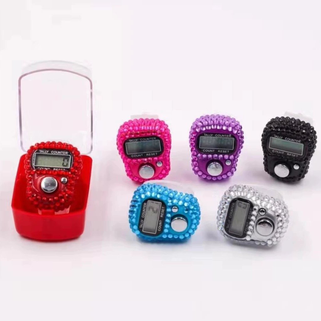 Поставка компактных кольцевых счетчиков для бриллиантов в коробках, миниатюрных электронных счетчиков для бриллиантов с точечным измерением и умным цифровым дисплеем.