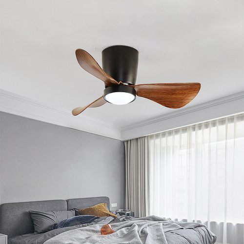 Nordic simple 24-inch bedroom fan light supports Mijia variable frequency ceiling small fan light restaurant study ceiling fan light