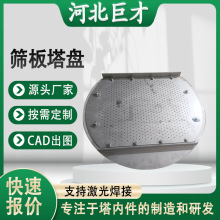 不锈钢筛板塔盘浮阀塔盘化工金属固阀泡罩塔盘筛孔塔板塔内件厂家