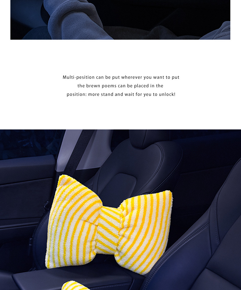 Car Lumbar Support for Driving, Main Driver's Seat Lumbar Support, Lumbar Pillow, Car Backrest Cushion for Long Sitting