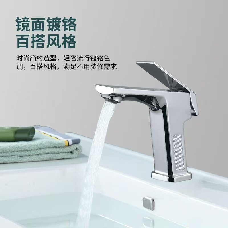 European and American Cross-Border Gun Gray Fine Copper Basin Faucet Bathroom Wash Basin Black Above Counter Basin under Counter Basin Faucet