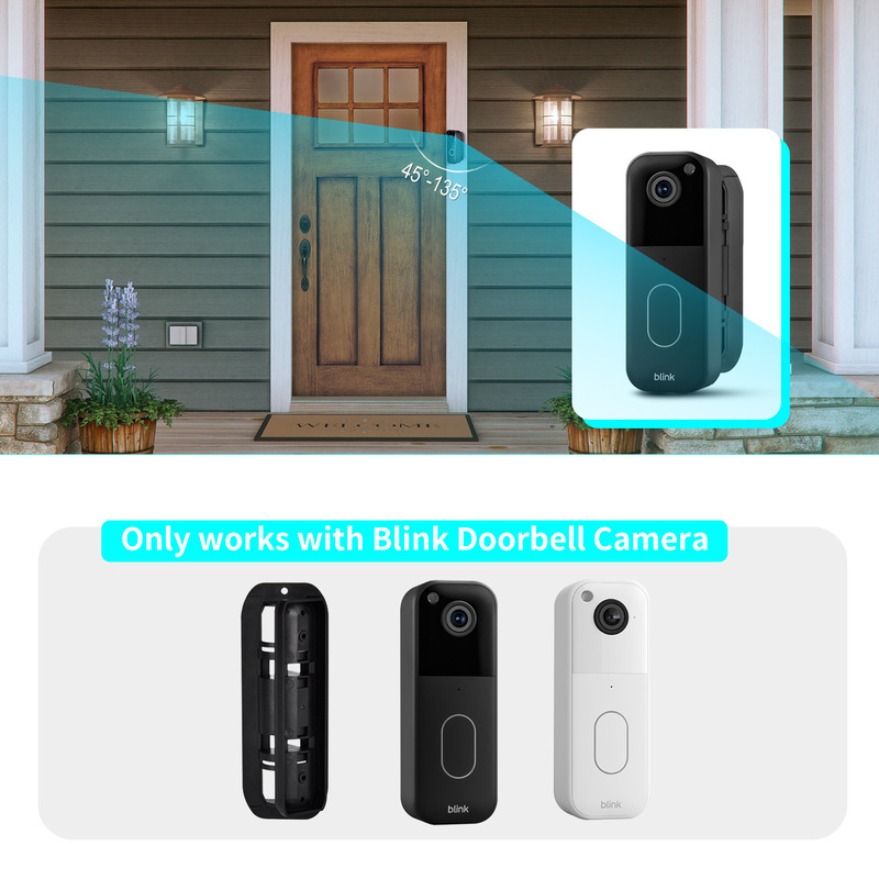 亚马逊私模跨境新款适用于blink2代门铃可调节监控角度为45-135°|undefined