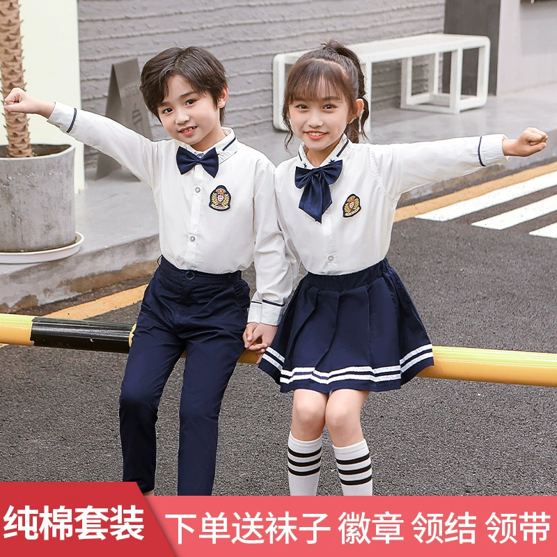 Детский костюм для хора Костюм для выступления учащихся начальной и средней школы Костюм для выступления на национальный день Детский день Речевое платье Выпускной костюм для сада