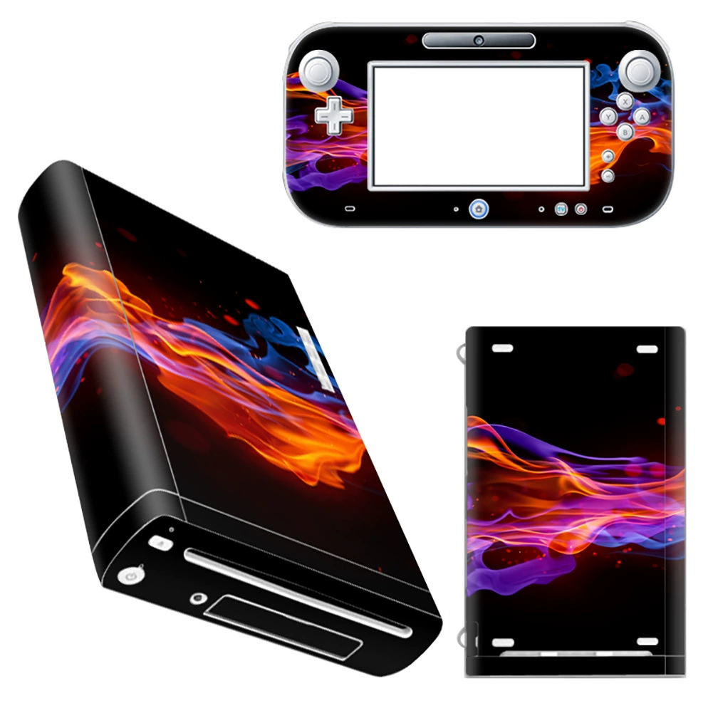 Xiangyi игровая консоль Nintendo Wii U Wiiu, заплатка, PVC материал, синий огонь