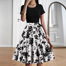 T 39175 Chinese retro paneled dress ���縴��ƴ��ȹ�羳ר