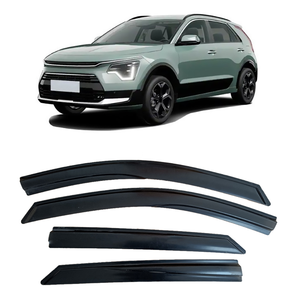 Kia For Kia KIA NIRO HEV 2022-2024 Window Visor Rain Guard, Thickened Injection Molding (Rain shield) - for-kia-niro-hev-2022-20244pcs