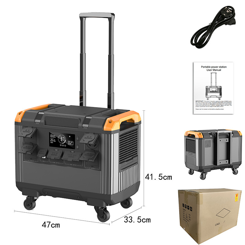3000W sistema de suministro de energía solar hogar fuera de la red UPS fuente de alimentación ininterrumpida almacenamiento de energía inversor máquina integrada