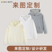 秋季新款儿童连帽卫衣卡通印花绣花图案支持来图来样定制贴牌加工