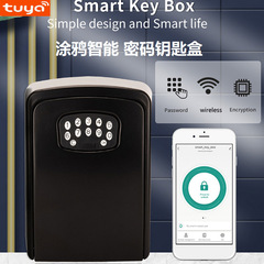 Doodle Fingerprint Key Box Mobile APP Unlocking Homestay Wall-Mounted BOX Key Storage Box Password Safe
