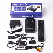 �羳�¿�hellobox 5֧��wifi Decoder H.265 DVB-S2/S2X�C픺�FTA