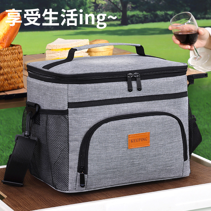 Transfronterizo Amazon nueva bolsa de picnic de gran capacidad bolsa de aislamiento de almuerzo bolsa de hielo de automóvil bolsa de aislamiento de almuerzo bolsa de aislamiento de almuerzo