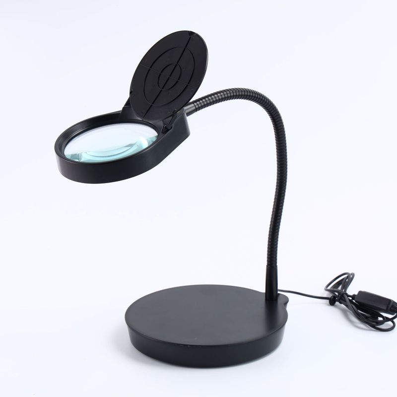 デスクトップ拡大鏡LEDランプ防塵カバー付きPD-4S家庭用老人が携帯電話のメンテナンスを読む|undefined