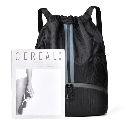 Outdoor Training Basketball Football Bag Sports Dual-Shoulder Waterproof Drawstring Backpack Outdoor Sports Bag Dual-Shoulder Backpack