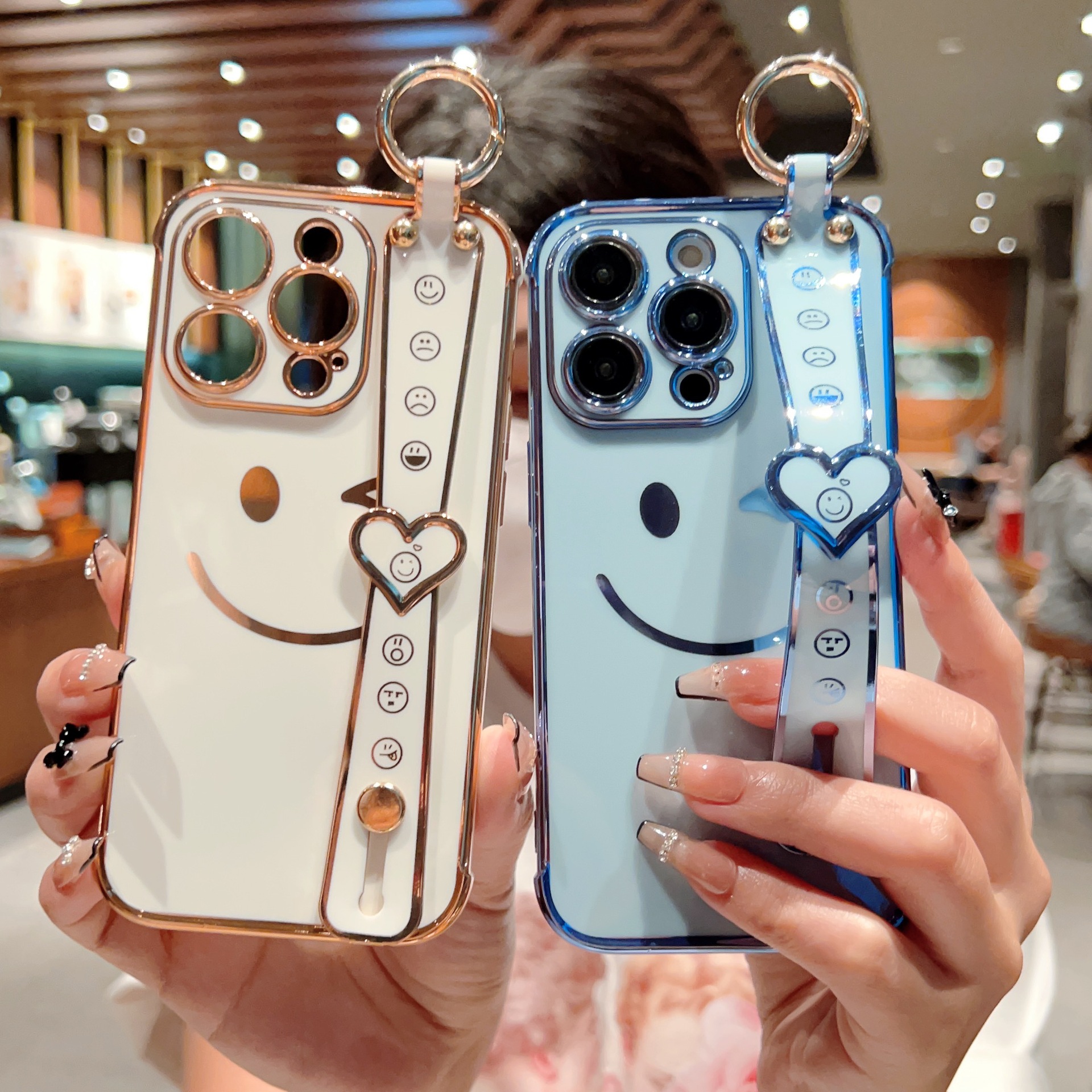 Cartoon Style Smiley Face   Phone Cases display picture 5